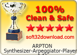 ARPTON Synthesizer-Arpeggiator-Player 1.1a Clean & Safe award